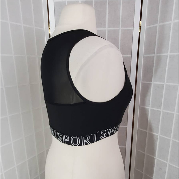 NWOT Shein Plus High Support Letter Graphic Mesh Insert Sports Bra Size: 2XL - Picture 6 of 10